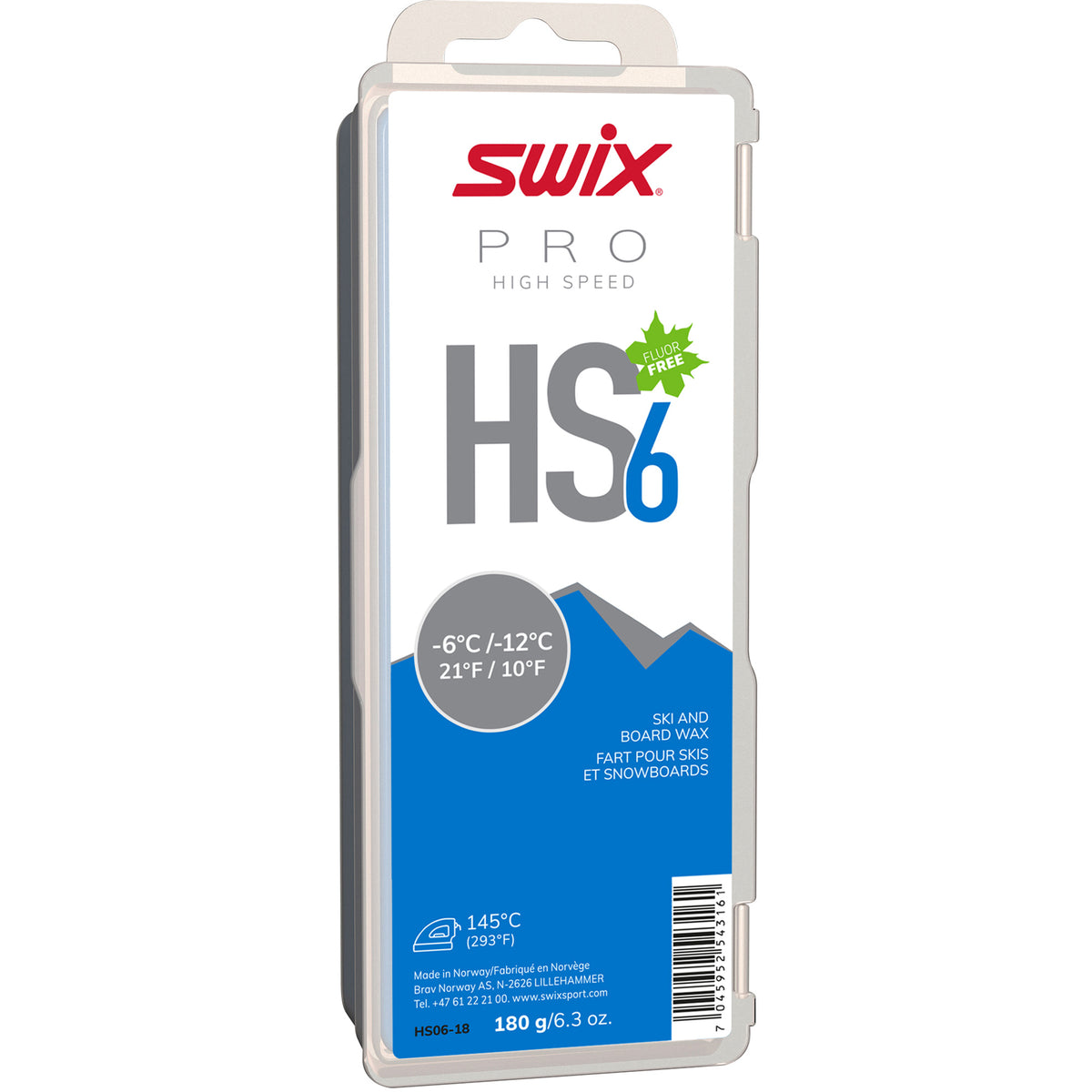 Swix Pro HS6 Blue 180g